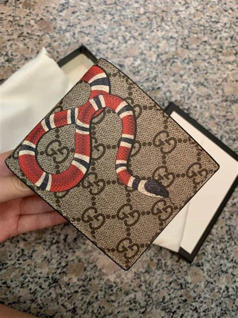 gucci snake wallet fake vs real|gucci wallet authenticity check.